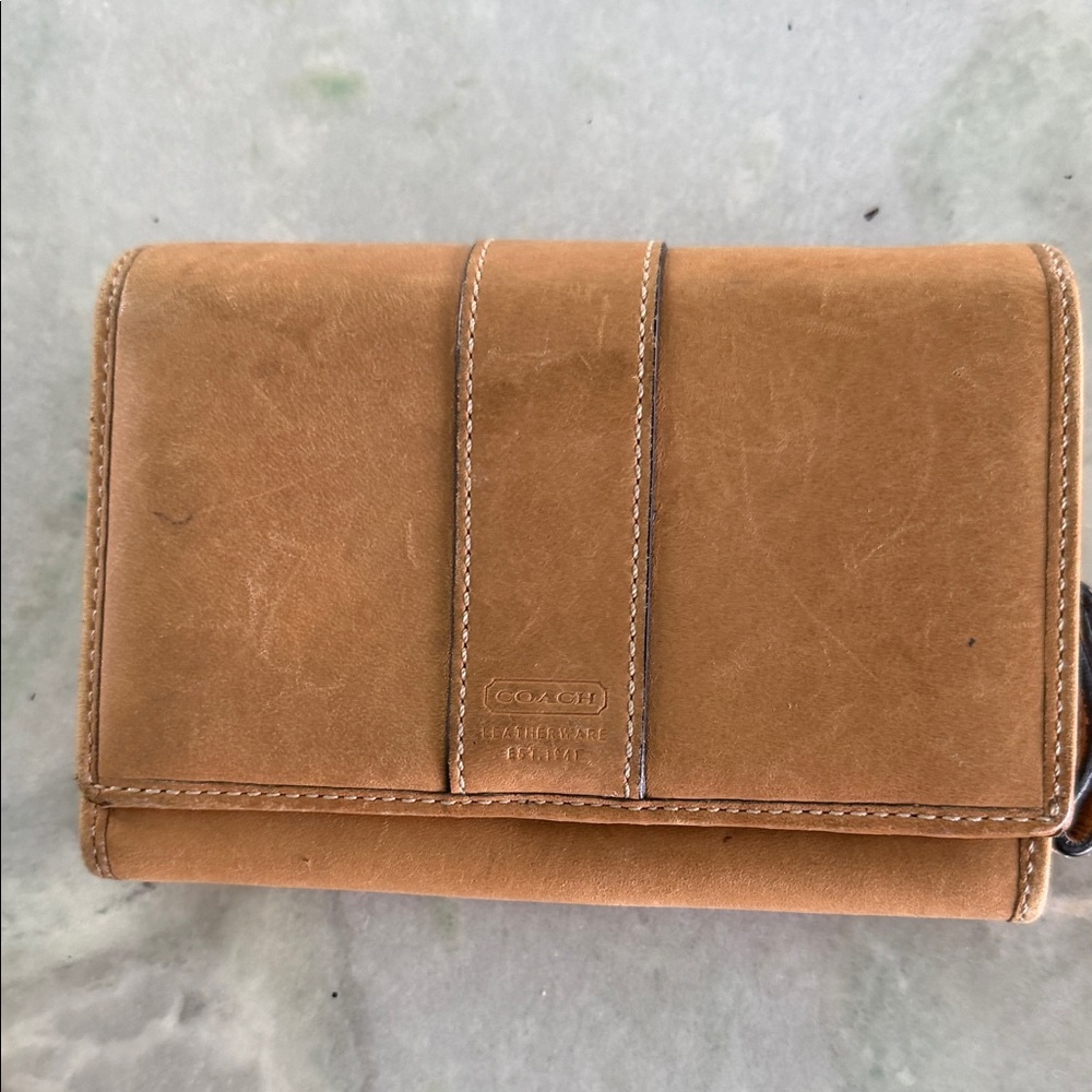 Coach Brown Leather Wallet